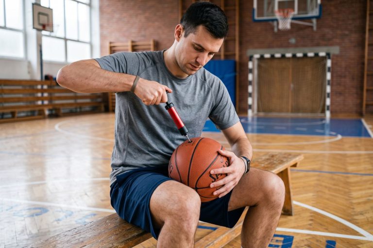 Comment gonfler un ballon de basket​ ?